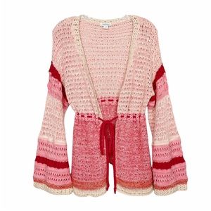 Sundance Catalog Free In Spirit Crochet Cardigan